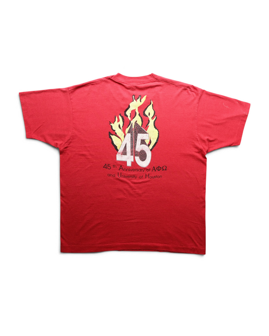 90s SCREEN STARS BEST - 1992 Bonfire 45th Anniversary Print Tee