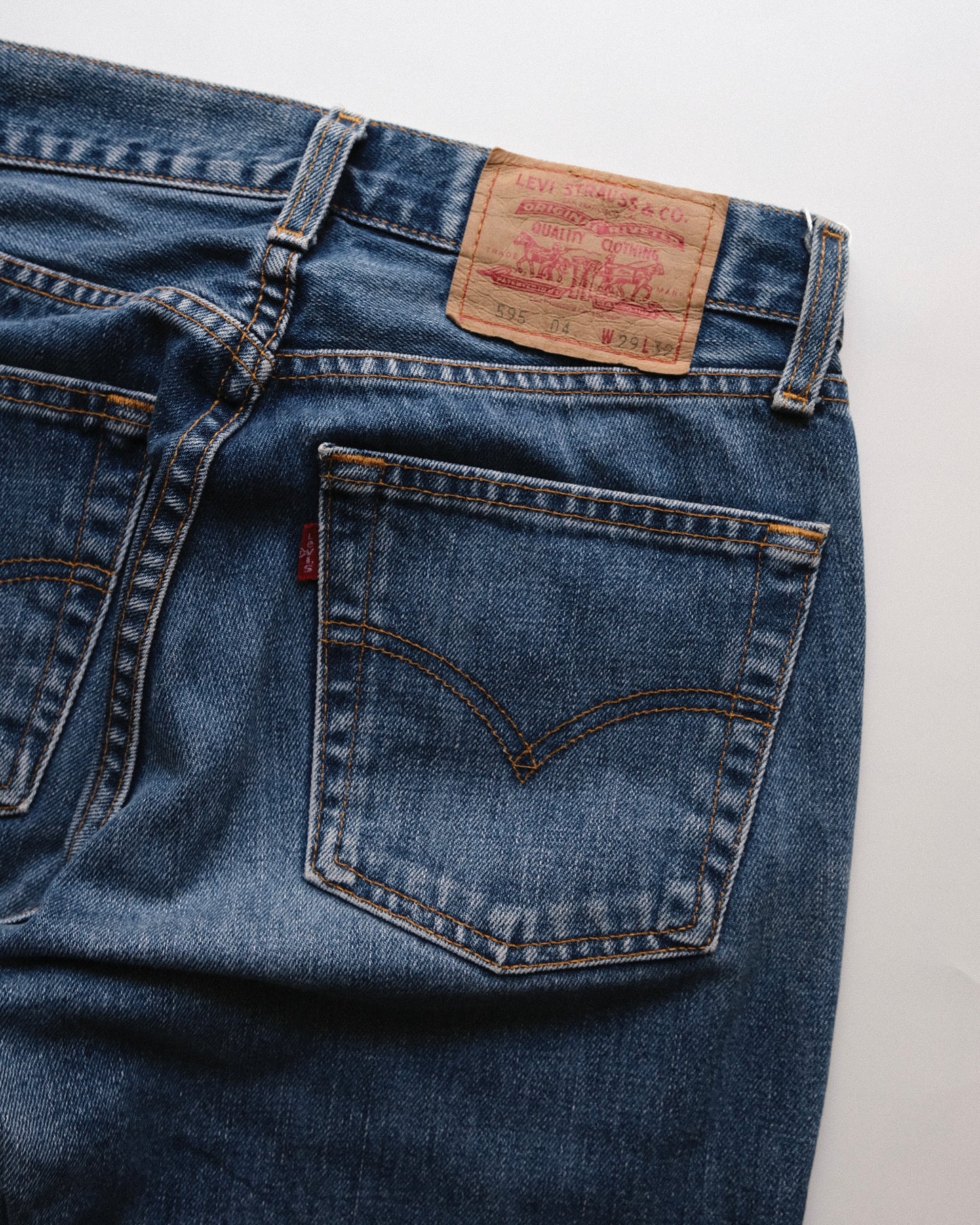 79. Levi's 595 Regular Fit Straight Denim Pants