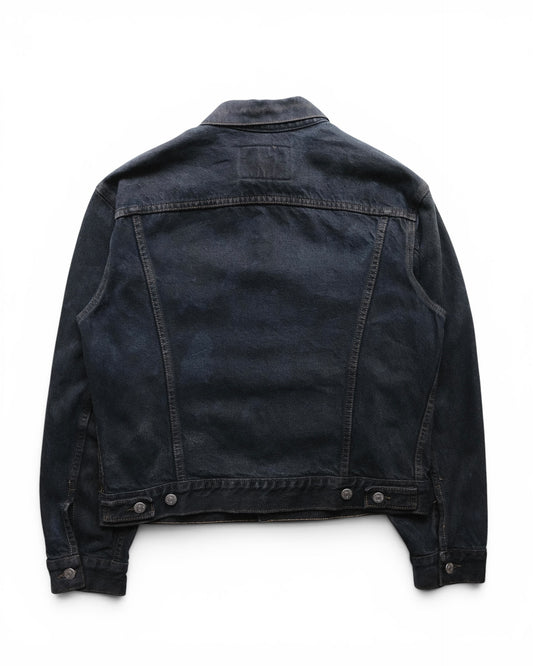 90s Calvin Klein - USA Made Black Denim Jacket