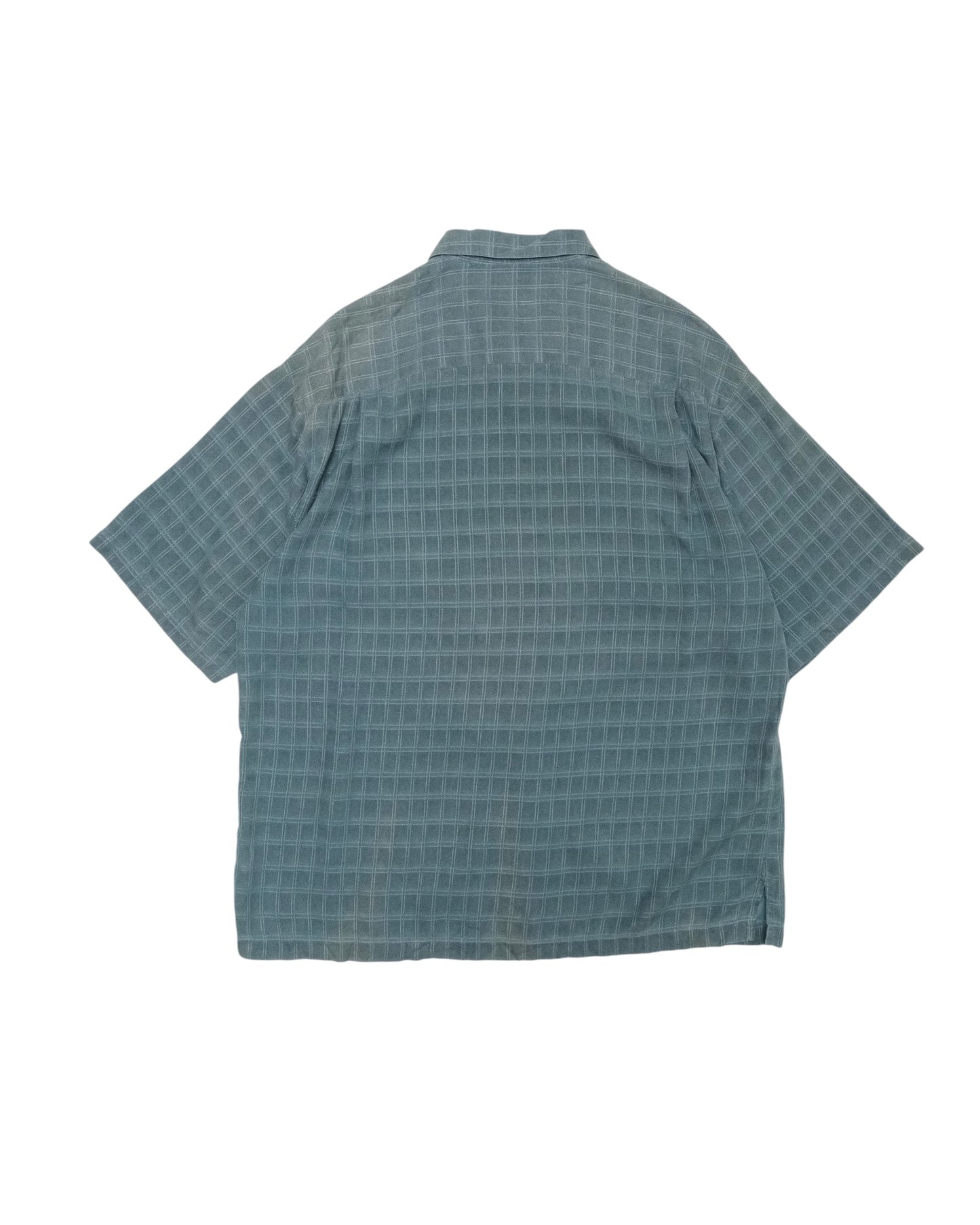 Tommy Bahama - Silk Check Open Collar Shirt