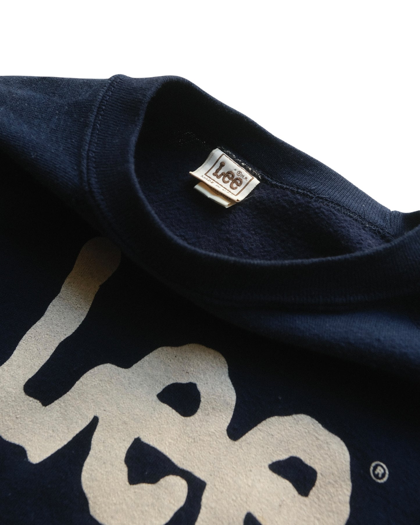 Lee - Vintage Logo Print Crewneck Sweatshirt