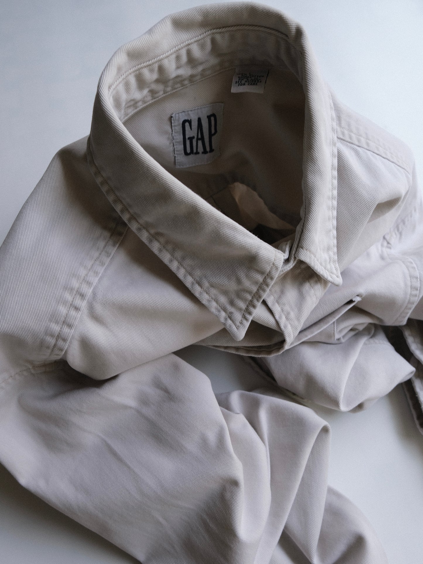 GAP - Natural Cotton Twill Shirt
