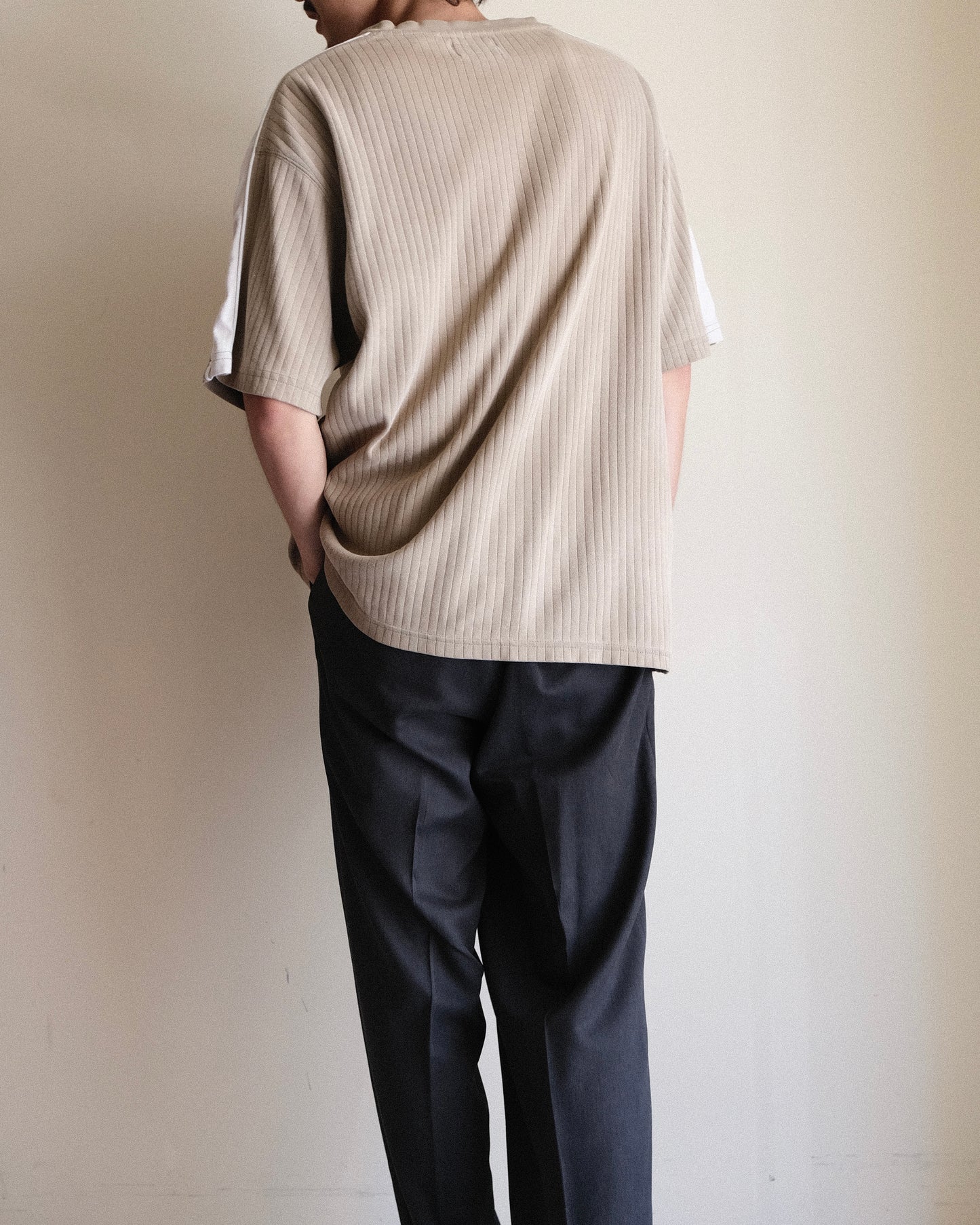 POINT ZERO - Cotton Ribbed Line T