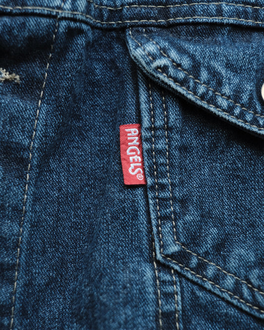 90s ANGELS "Denim Jacket" Made in Italy