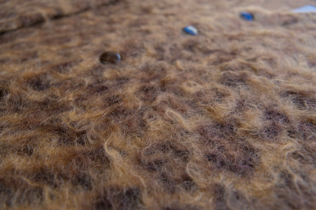 ROUTINE - Mohair knit cardigan / Leopard