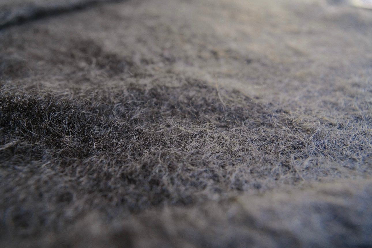 ROUTINE Mohair knit pullover / Black