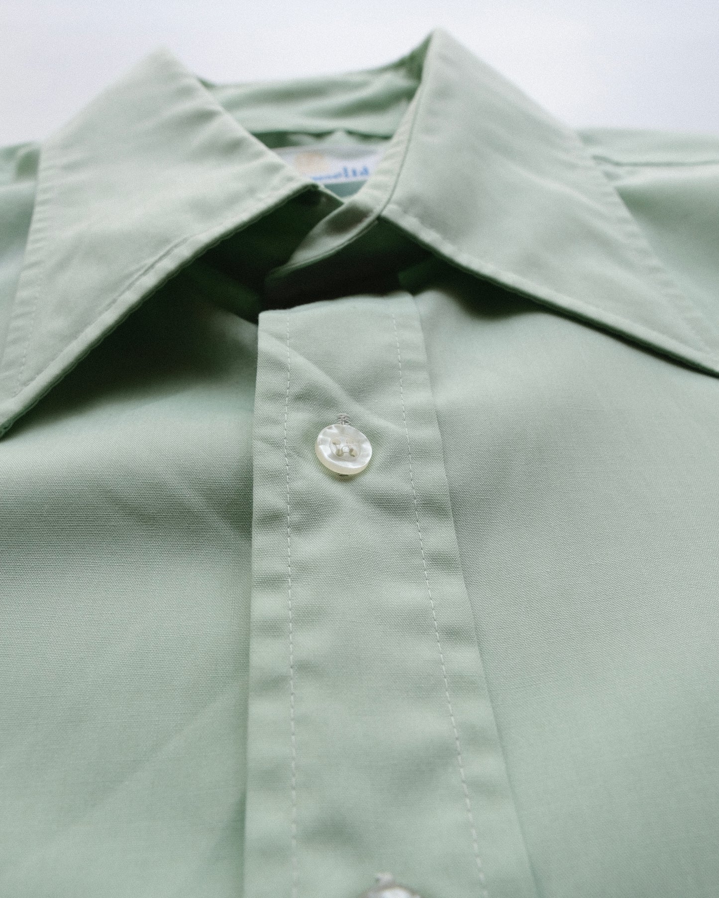 Mint Green Poly/Cotton Shirt