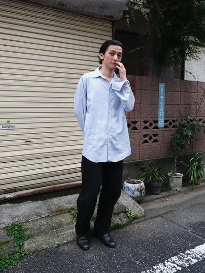 L.L.Bean - Cotton Blue Check BD Shirt