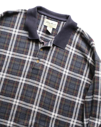 Eddie Bauer - Check Cotton Knit Polo