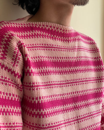 80s-90s Richard Stapf&Co TYROL "Crew Neck knit"