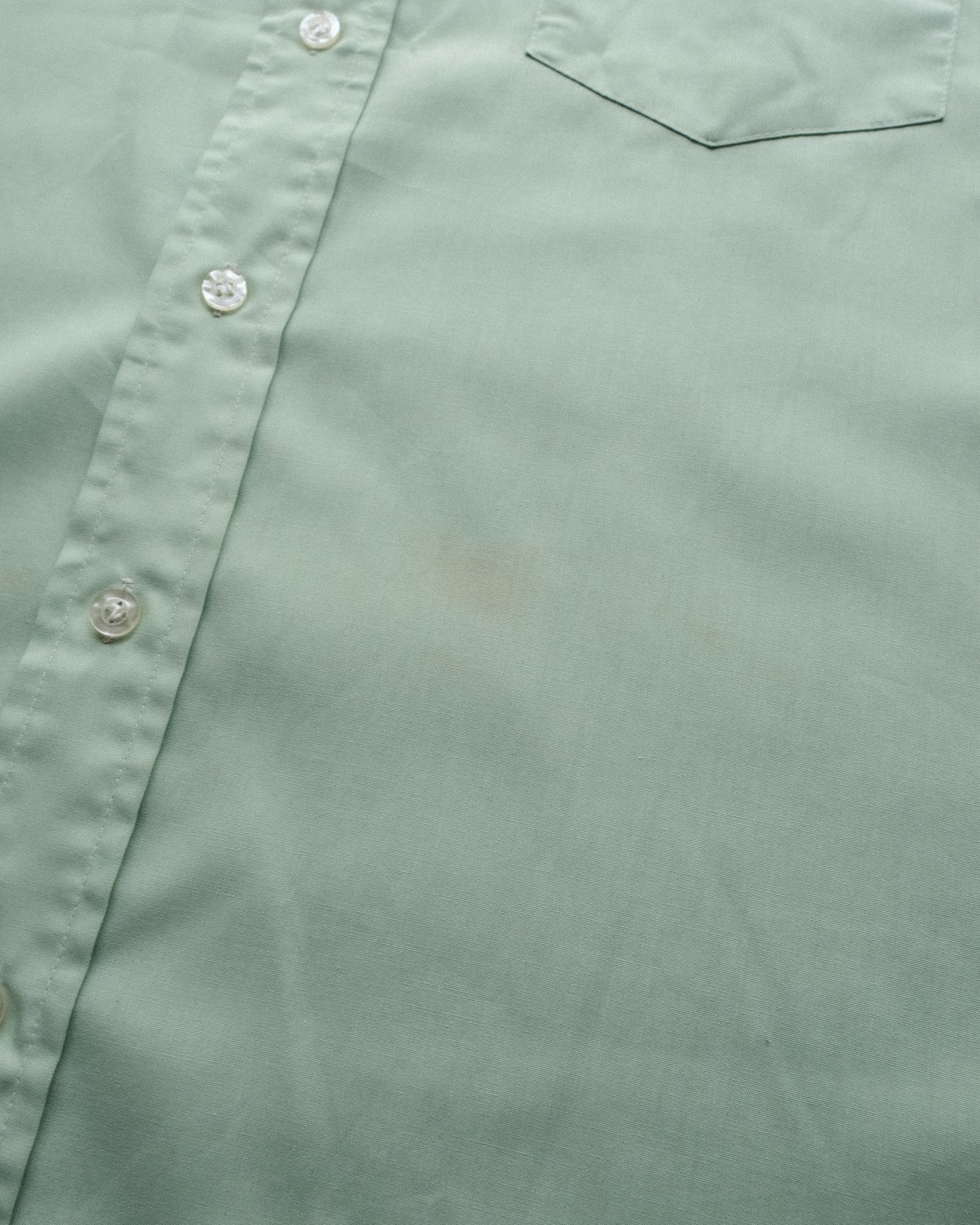 Mint Green Poly/Cotton Shirt