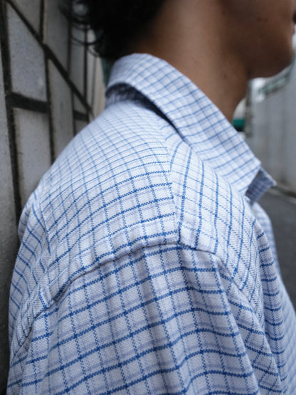 L.L.Bean - Cotton Blue Check BD Shirt