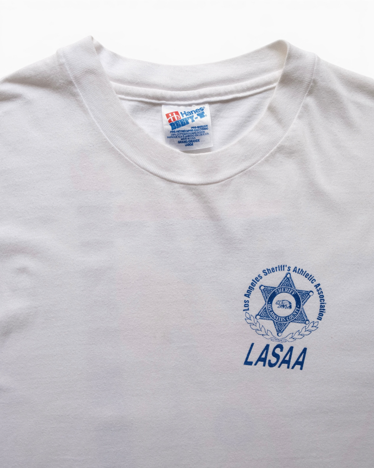 Hanes Beefy-T - 1995 LASAA Memorial Run T-Shirt