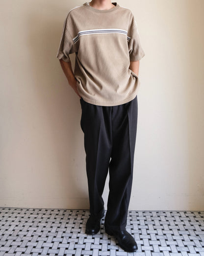 POINT ZERO - Cotton Ribbed Line T