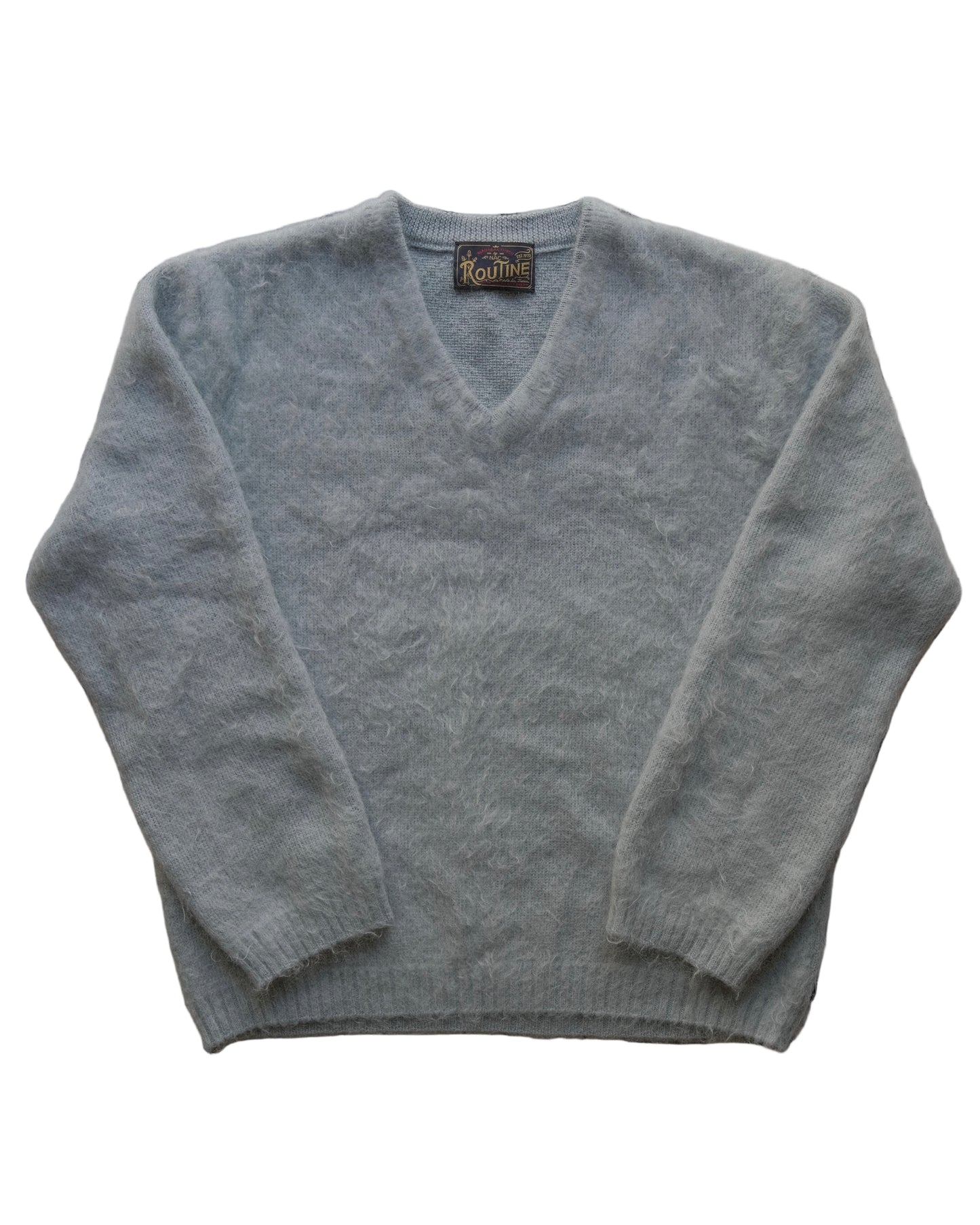 ROUTINE - Mohair knit pullover / Light Blue