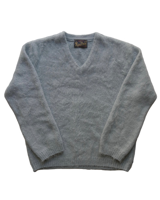 ROUTINE - Mohair knit pullover / Light Blue