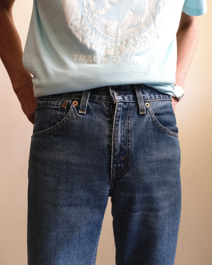 79. Levi's 595 Regular Fit Straight Denim Pants