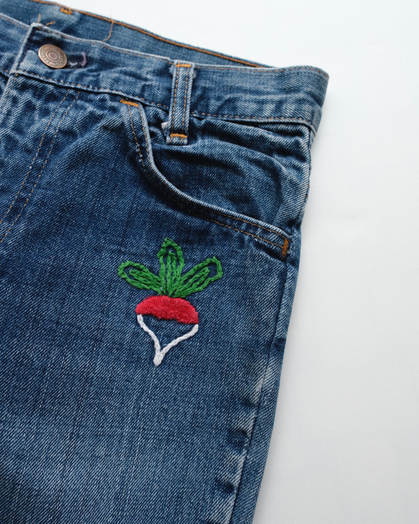 96. Levi's 646 Bell Bottom Denim Pants