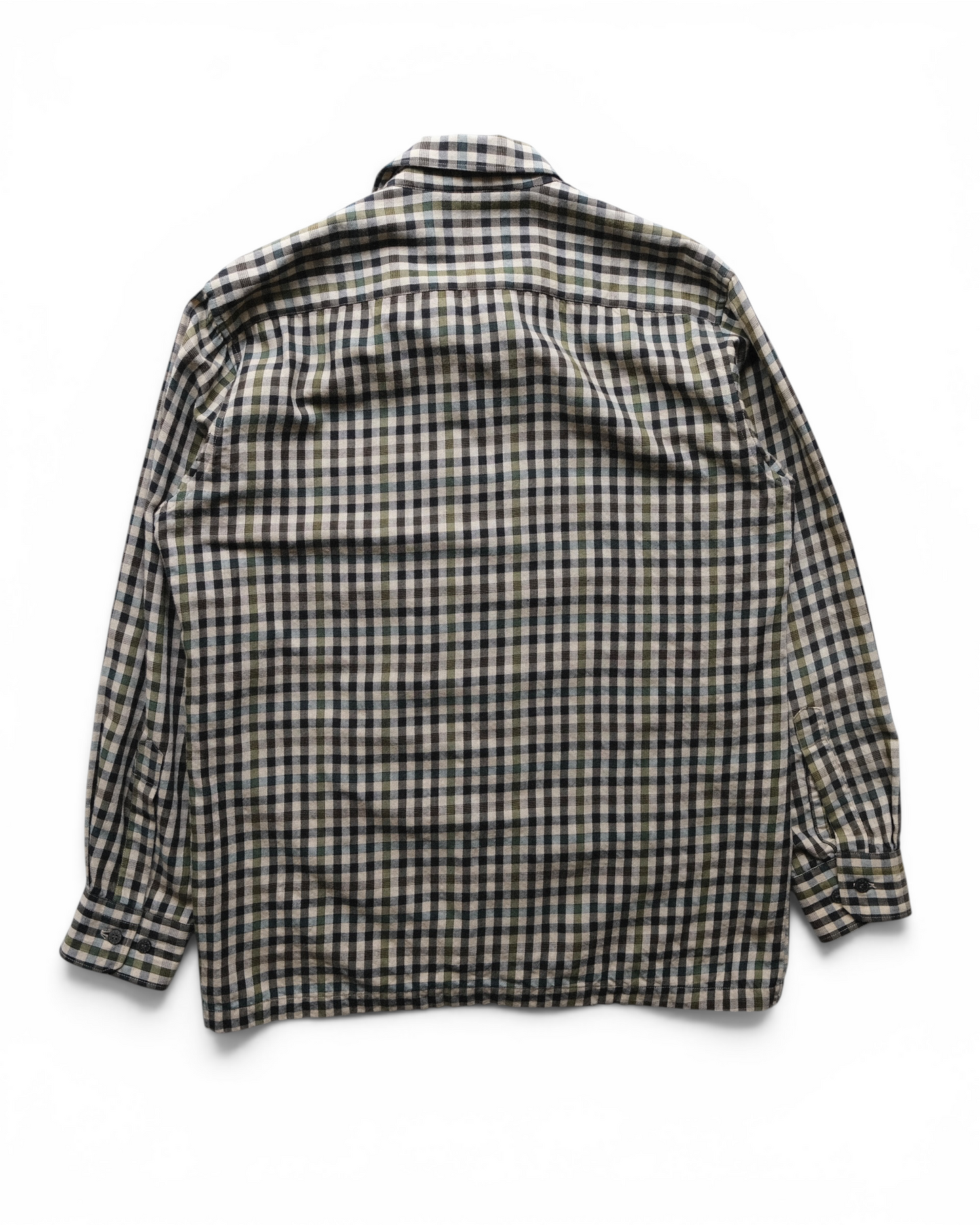 INGRAM - Wool Blend Gingham Check Shirt
