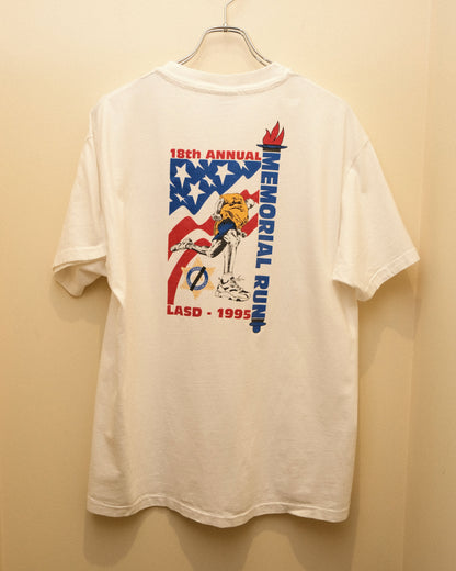 Hanes Beefy-T - 1995 LASAA Memorial Run T-Shirt