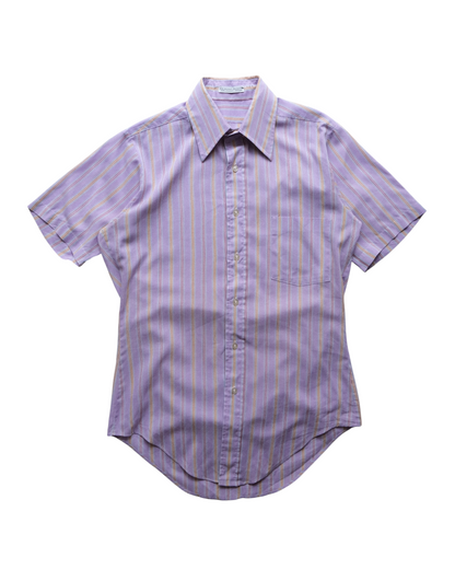 70s Vintage Stripe Short Sleeve Shirt