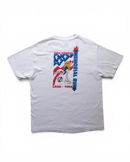 Hanes Beefy-T - 1995 LASAA Memorial Run T-Shirt