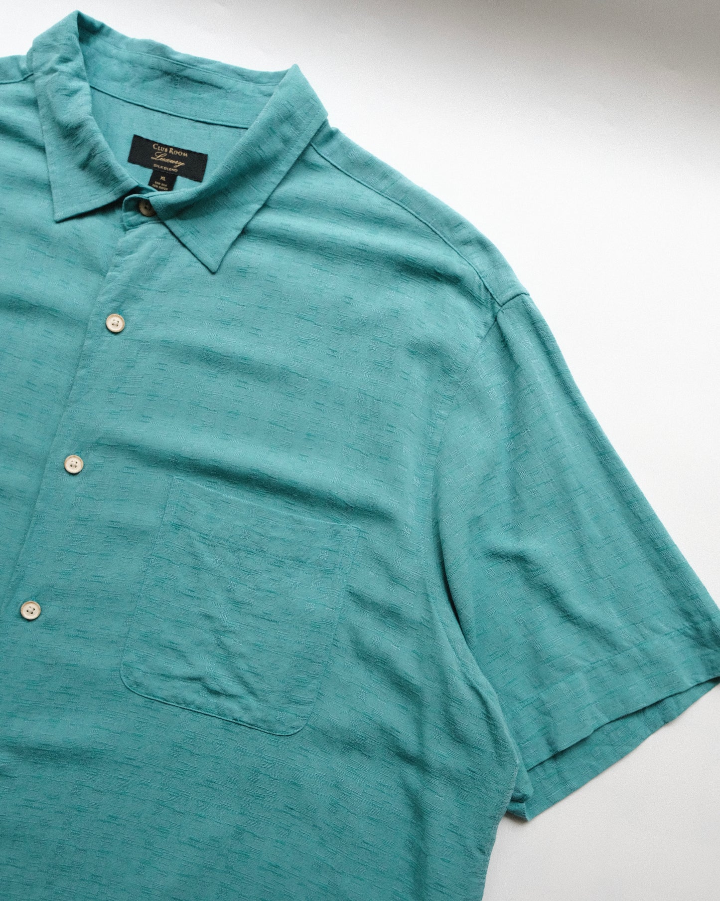 CLUB ROOM Luxury - Silk Blend Short Sleeve Shirt
