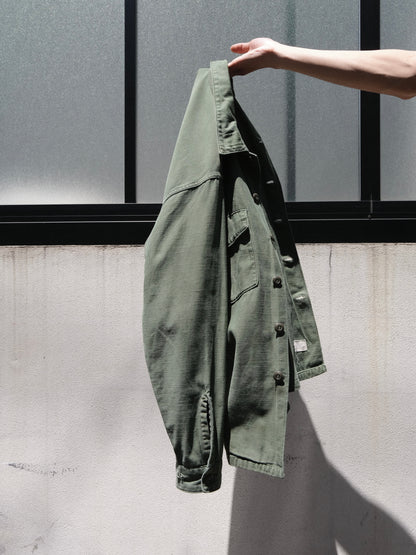 Cotton Satten Military Shirt