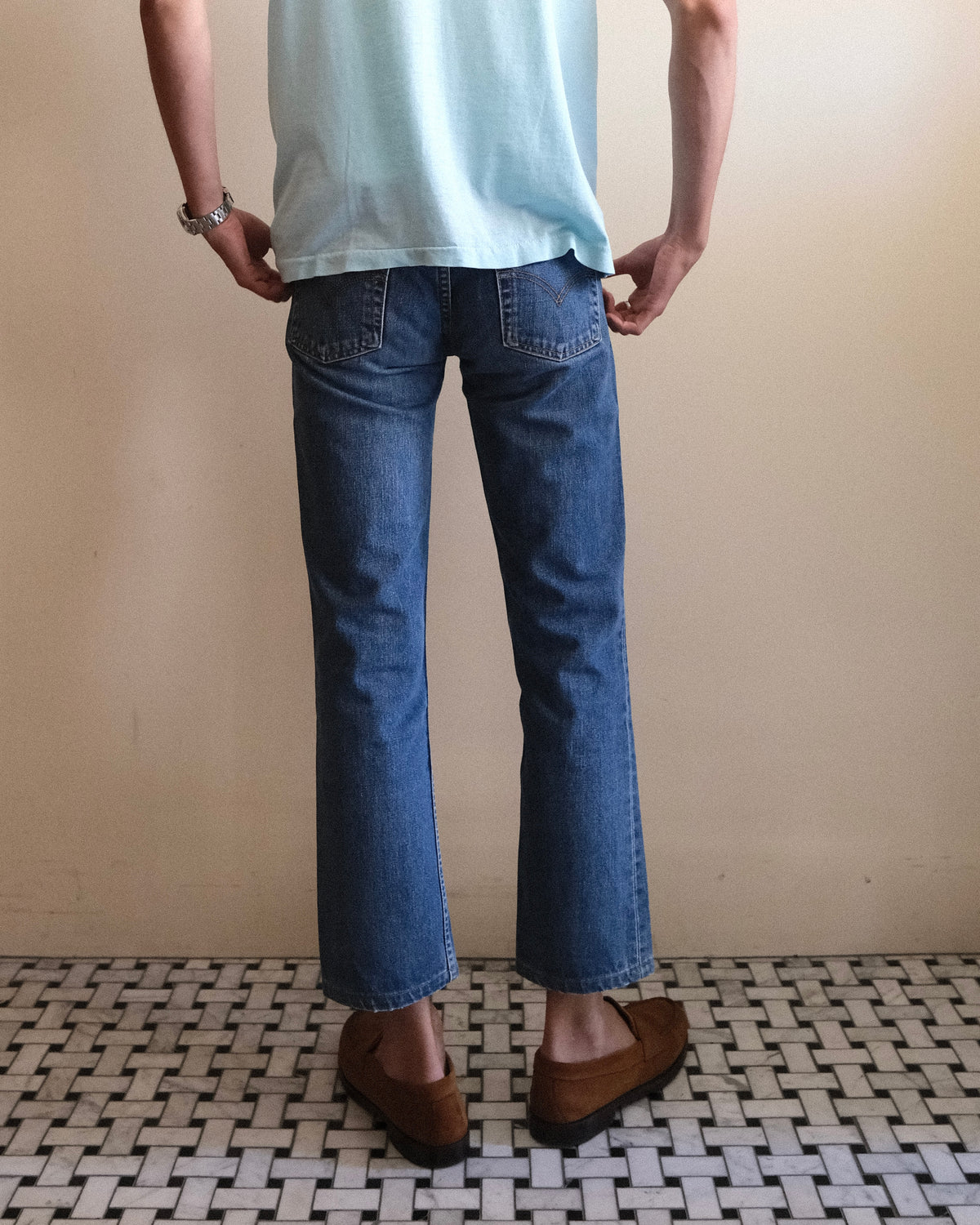 79. Levi's 595 Regular Fit Straight Denim Pants