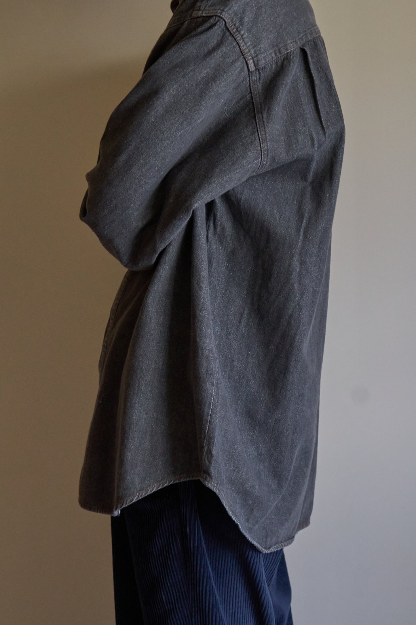 Black Denim CPO Shirts