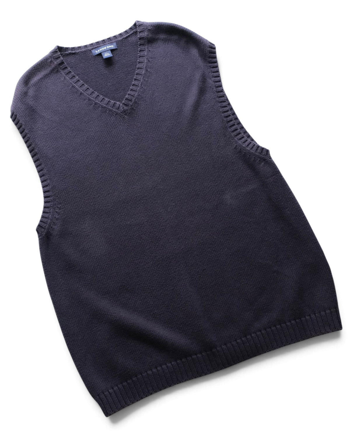 Lands'End - Cotton Knit Vest