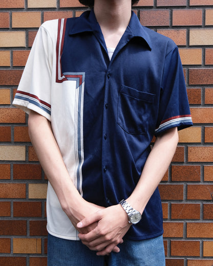 VAN HEUSEN - Color Block Polyester Shirt