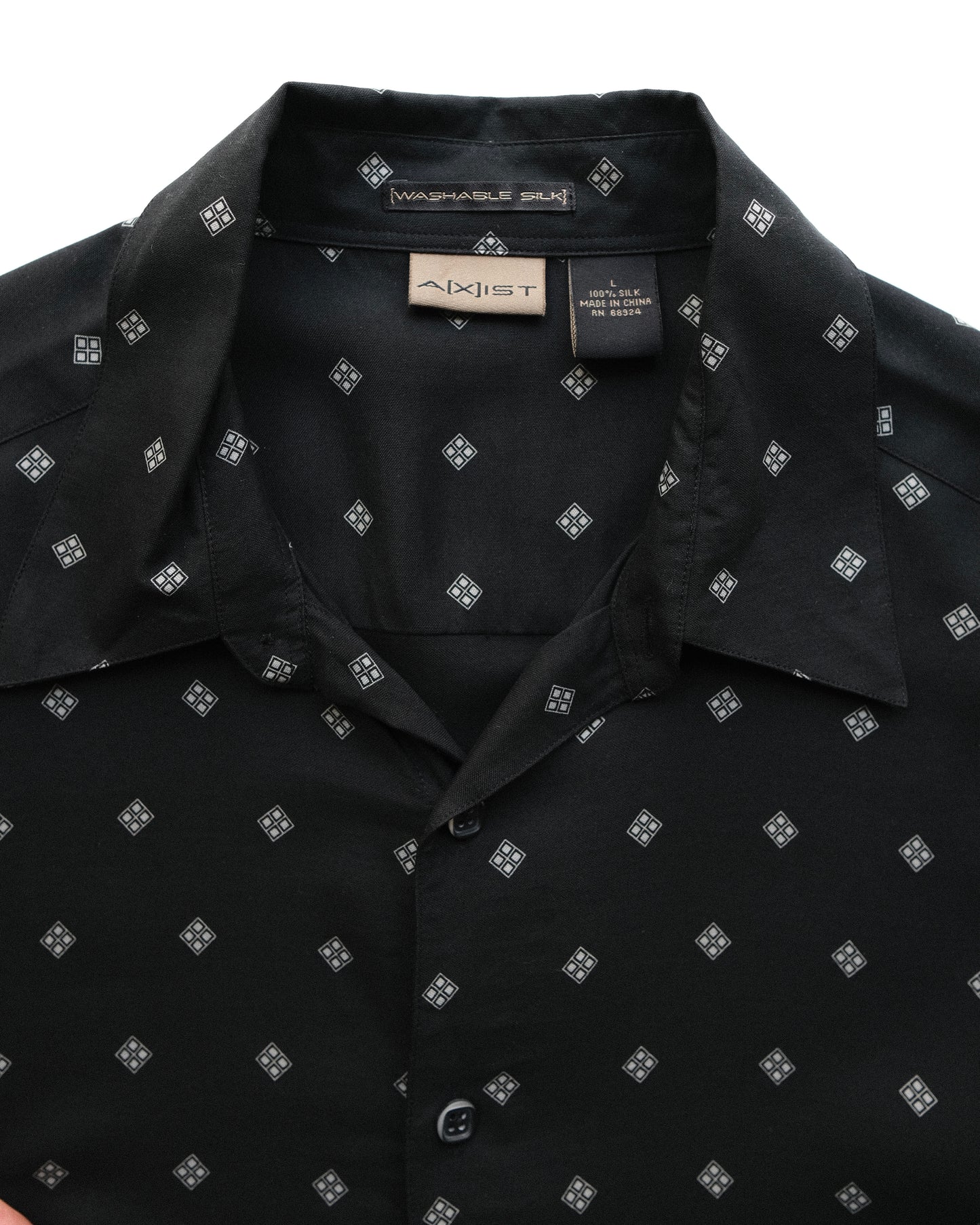 90s AXIST - Silk Open Collar Shirt