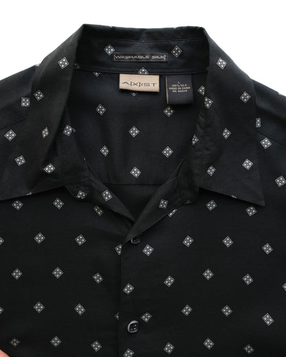 90s AXIST - Silk Open Collar Shirt