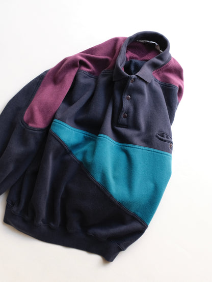 Cotton Polyester Polo Sweat Shirt
