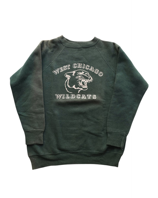 60s~70s WEST CHICAGO WILDCATS "Freedom Sleeve Sweatshirt"