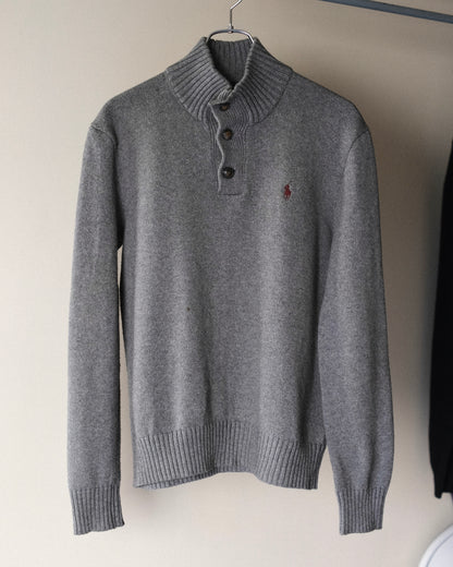 Ralph Lauren Cotton Henley Knit