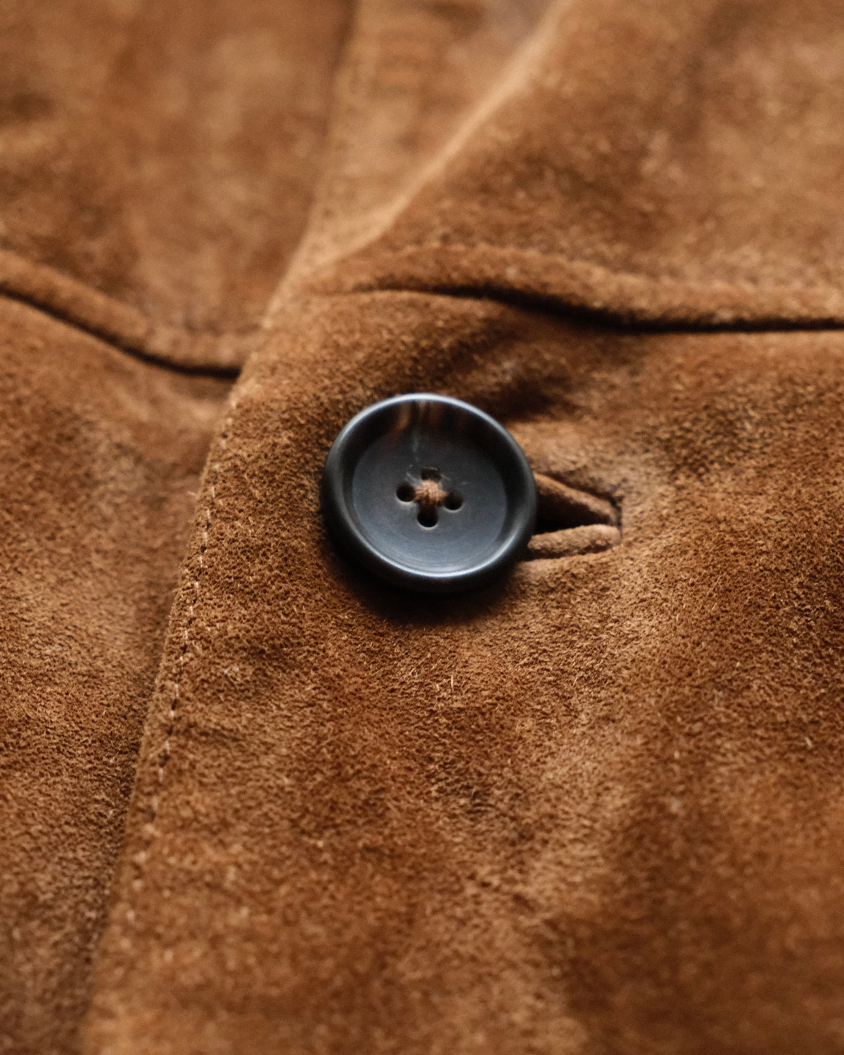 J.CREW - Suede Leather Car Coat
