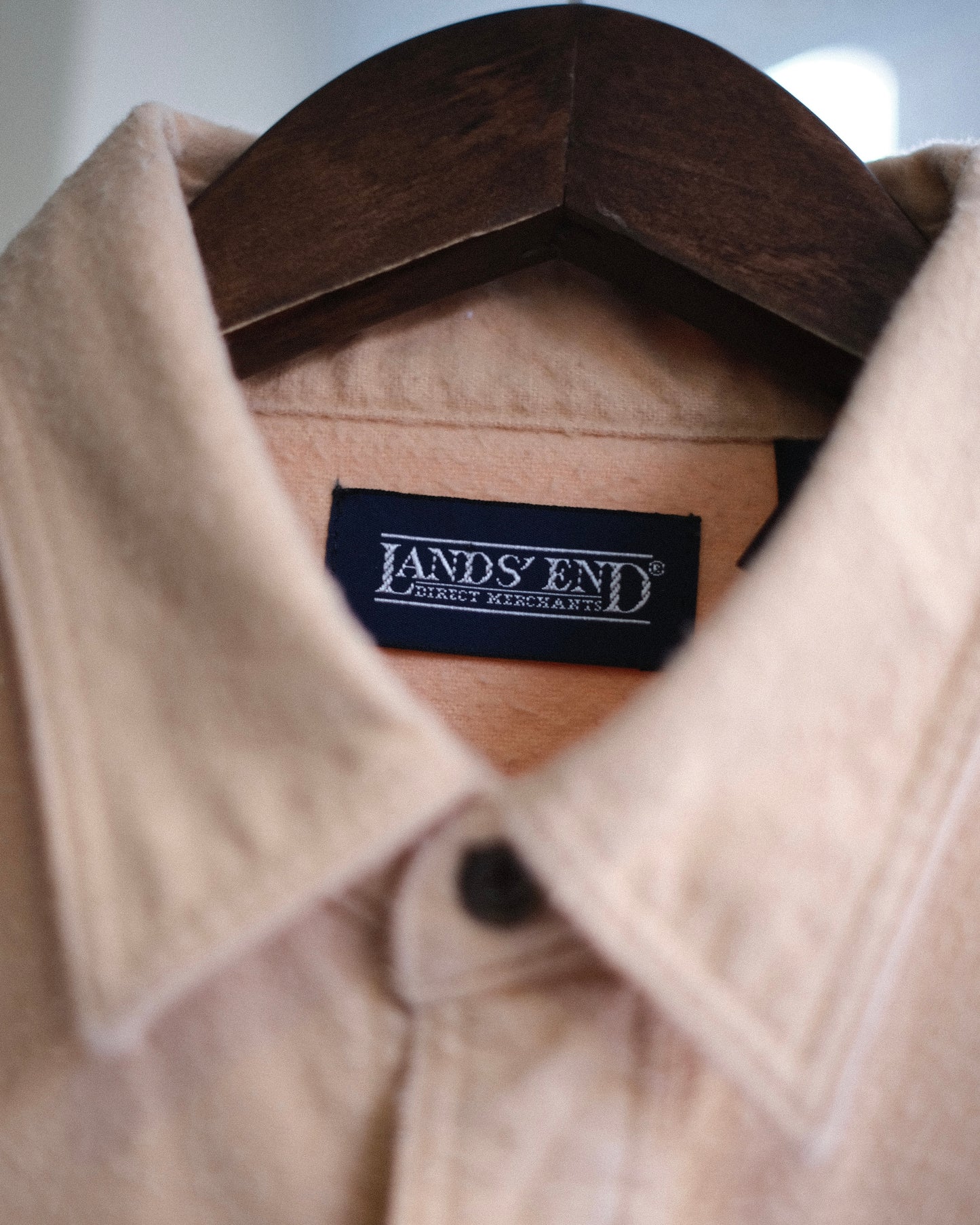 LANDS'END  Chamois cloth shirt