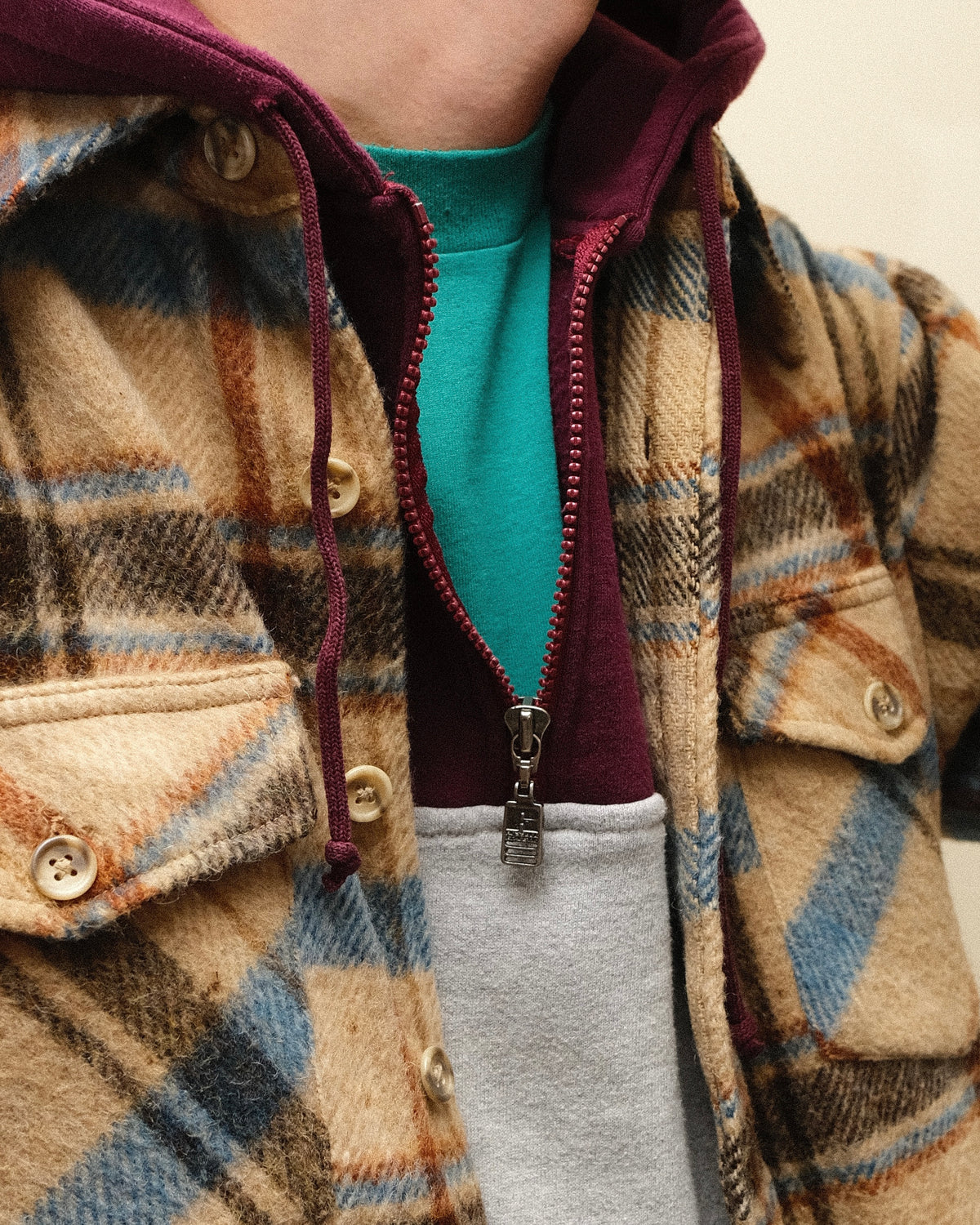 Russell - Half Zip Foodie made in usa