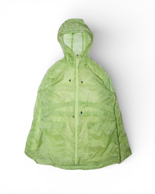 Lime Sheer Hooded Shell