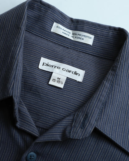 Pierre Cardin - Rayon Blend Stripe Shirt