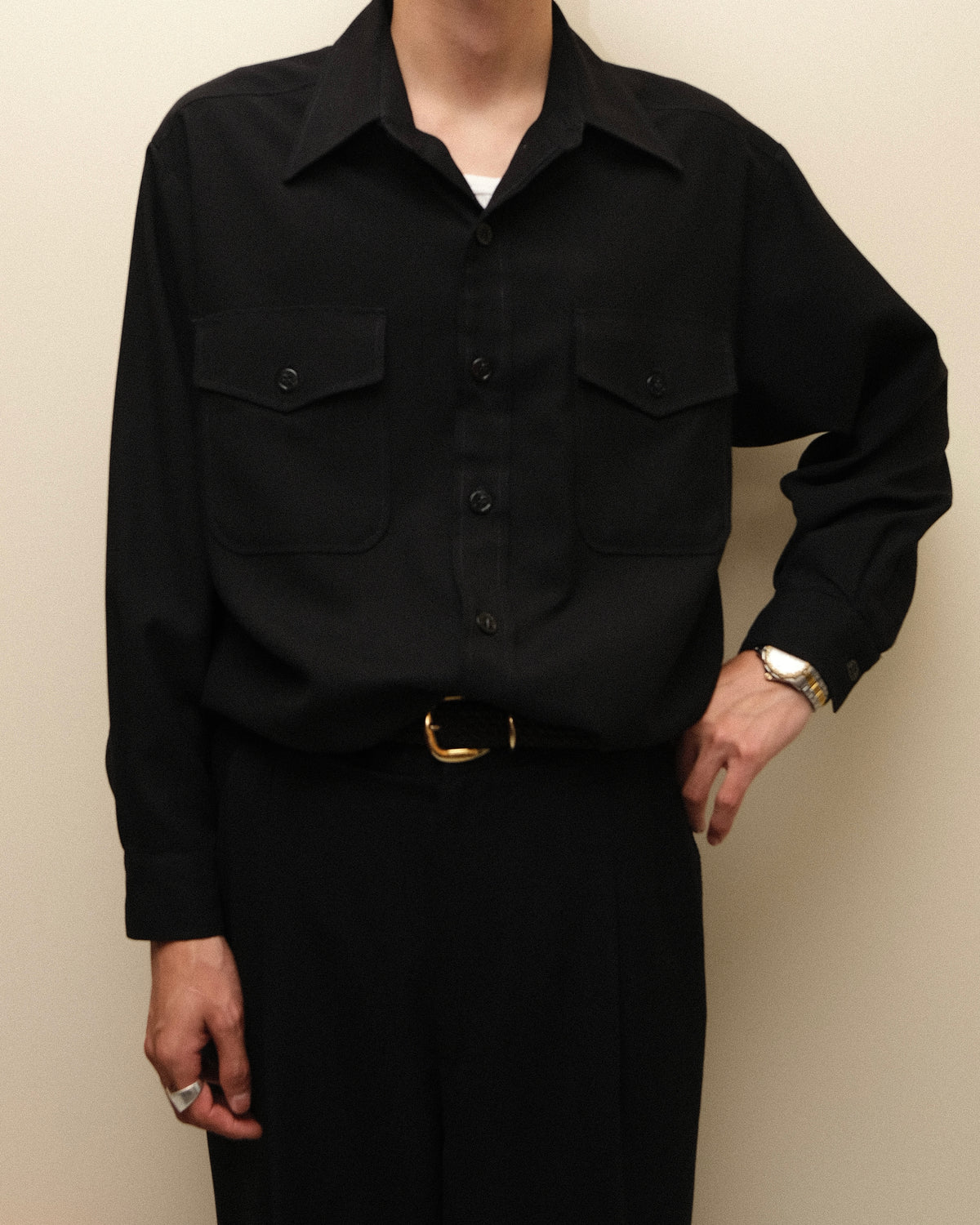 70s U.S. NAVY CPO Shirt
