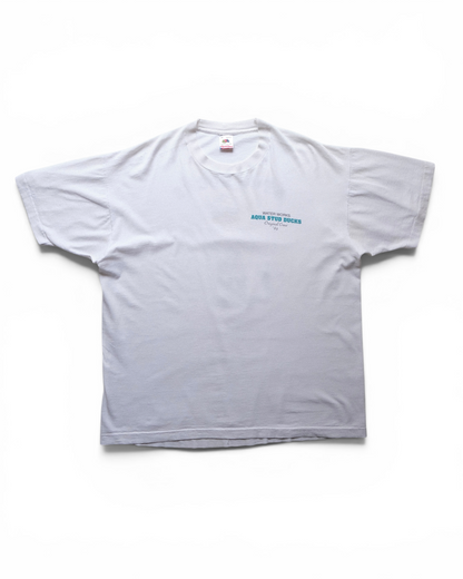 90s FRUIT OF THE LOOM - AQUA STUD DUCKS “Original Crew ’89”