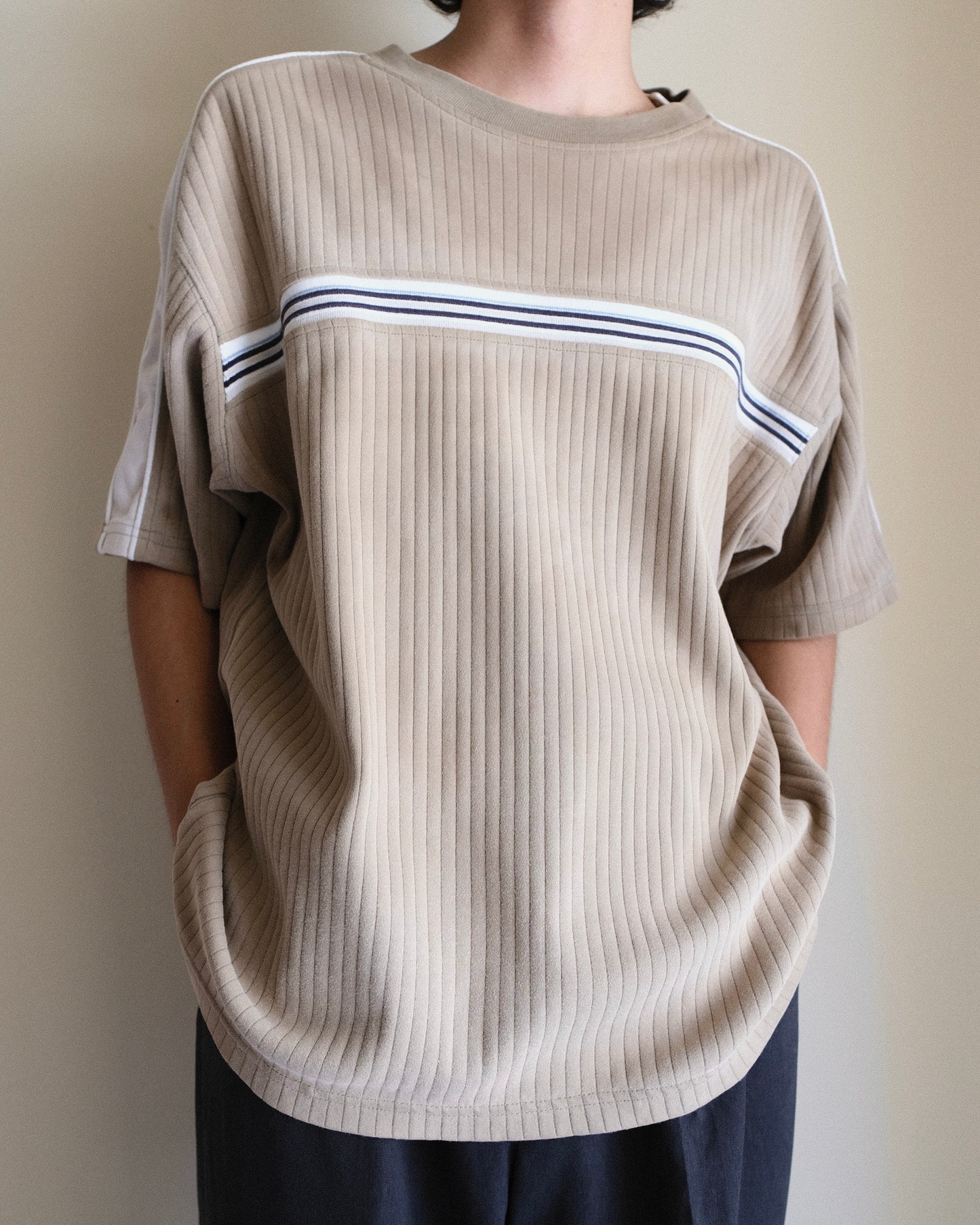 POINT ZERO - Cotton Ribbed Line T