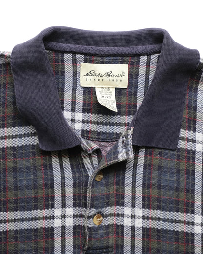 Eddie Bauer - Check Cotton Knit Polo