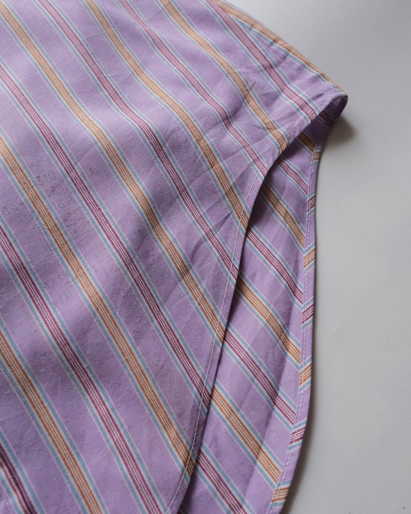 70s Vintage Stripe Short Sleeve Shirt