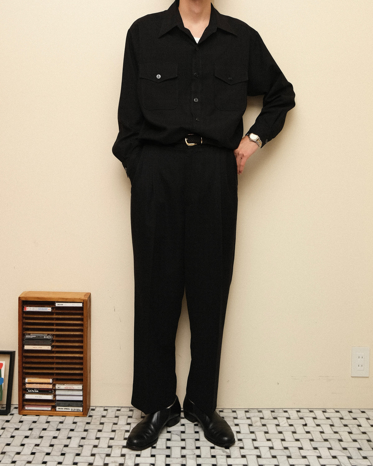70s U.S. NAVY CPO Shirt