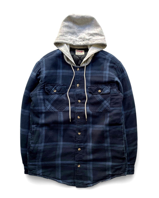 Wrangler Authentics  Hooded Flannel Shirt