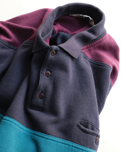 Cotton Polyester Polo Sweat Shirt